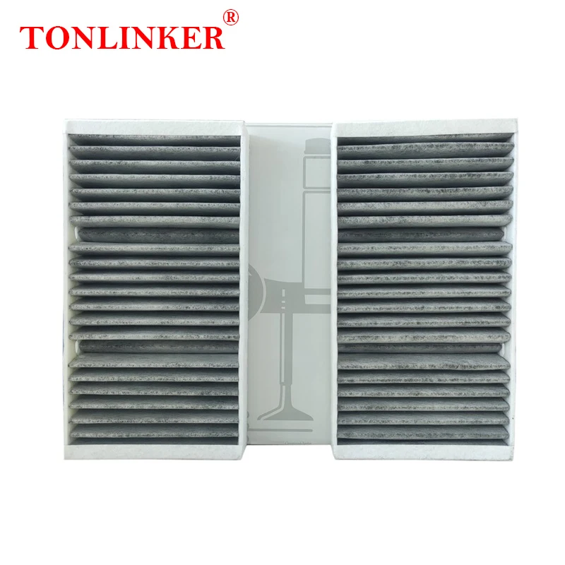 TONLINKER Cabin Filter For Mercedes Benz M CLASS W166 2011-2015 ML 250 350 400 300 500 63 63S AMG Model A1668300318 A1668300218