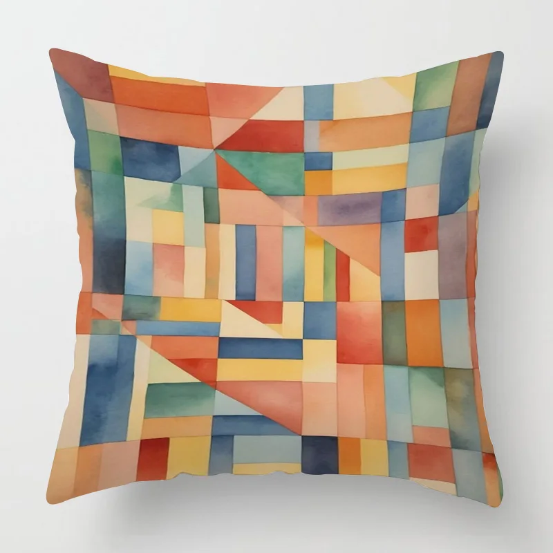 Abstract Geometric Pillow Cover Modern Scandinavian Style Cushion Cover Sofa Bedroom Home Decor Pillow Cover