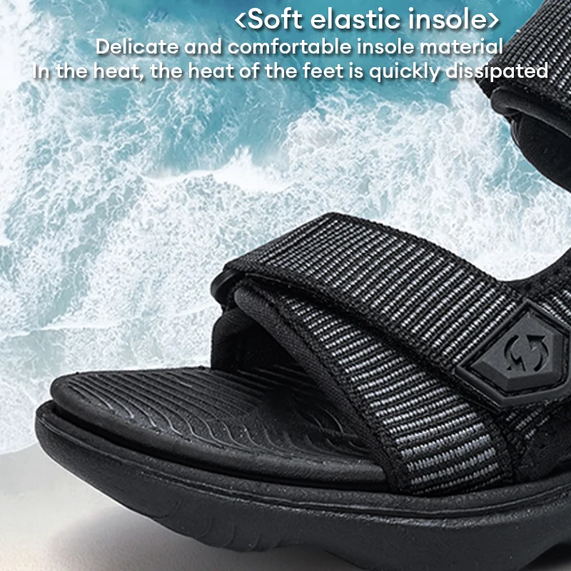 Kinder Sommer Lässige Atmungsaktive Sandalen Offene spitze Rutschfeste Strandschuhe für Kinder Jungen Outdoor Sport Walking Größe 30-40 – Detail 4