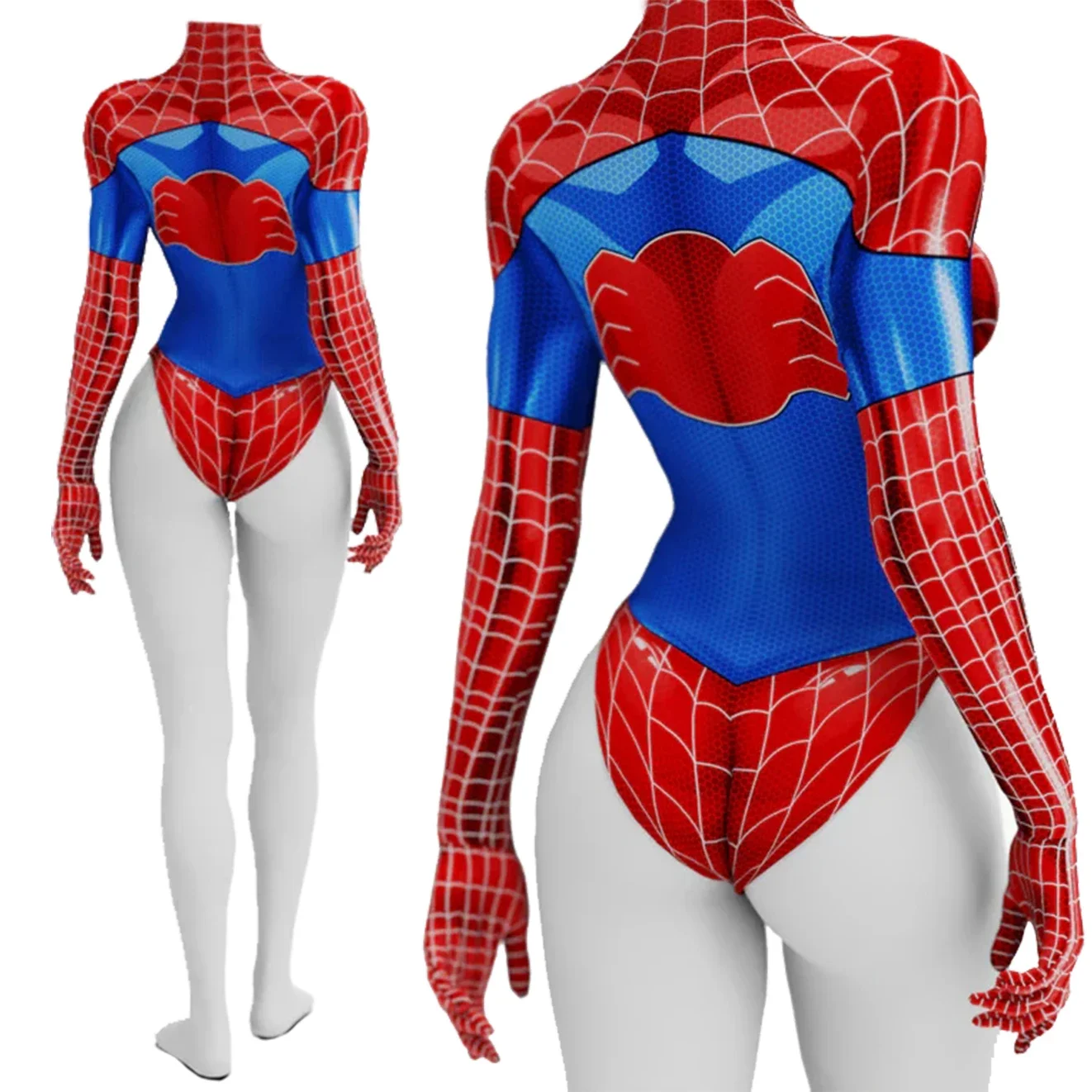 MJ Spider Cosplay Costume pour femme, Smile Hero 3D, IQUE dex imprimé, Costume de batterie, Maillots de bain pour filles, Zentai Bikini, Costume d'Halloween