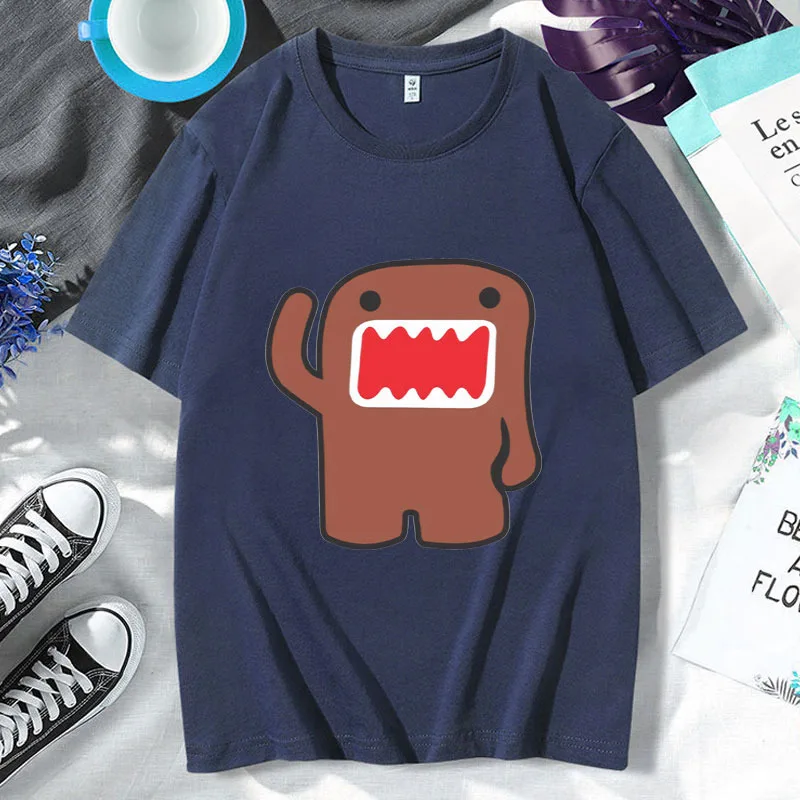 Epic Face Domo Kun Funny Meme T Shirts Men Summer O-Neck Cotton T-Shirt Fashion Oversized Streetwear Tee Shirt Unisex Clothes