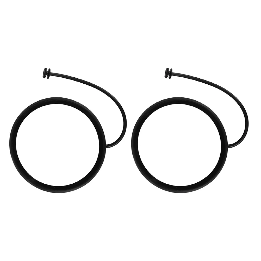 

2pcs Oil Tank Cap Lanyard Tether Rope For Car Gas Cover Replacement Durable Tpe Easy Install Compatible With Multiple Models