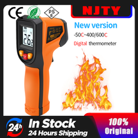 Non-contact Digital Infrared Thermometer Laser Temperature Meter Pyrometer Imager Hygrometer Termometro infrarojo Light Alarm
