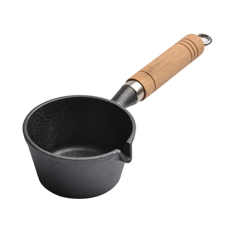 Mini sartén para huevos con aceite caliente de hierro fundido de 11 cm