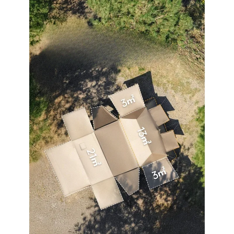 Outdoor sun and rain protection bedroom overnight camping gear