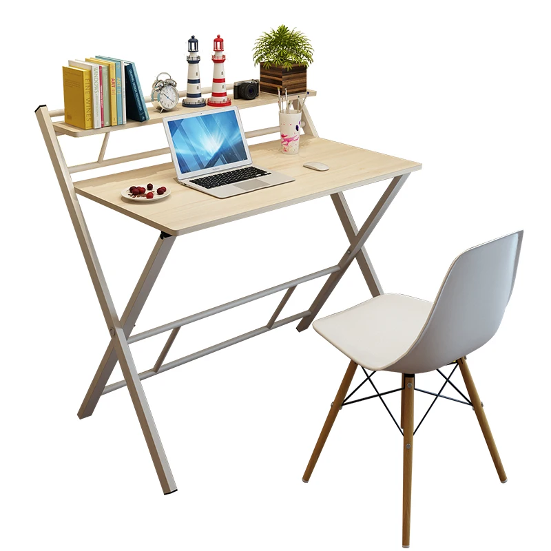Simple office desktop laptop office computer learning student desk writing desk