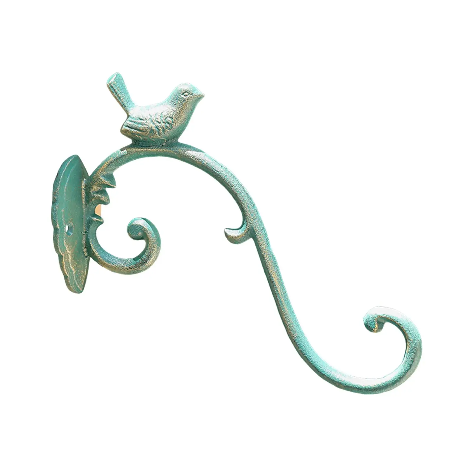 Plant Hook for Hanging Baskets Wall Mount Decorative Heavy Duty Metal Bird Feeder Hanger for Fence Wall Trees Deck Wind Chime