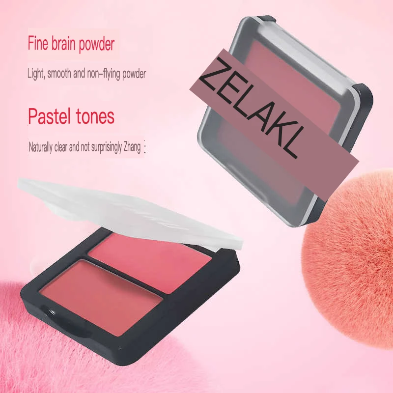 ZELAKU Dancer's Flawless Two-tone Blush Palette For Rejuvenation