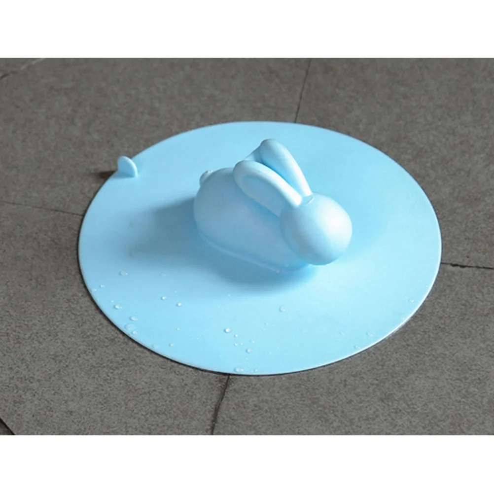 

4Pcs Pink 15Cm Rabbit Design Sink Drain Cover Handle Kitchen Bathroom Laundry Tub Water Stopper Floor Drain Plug