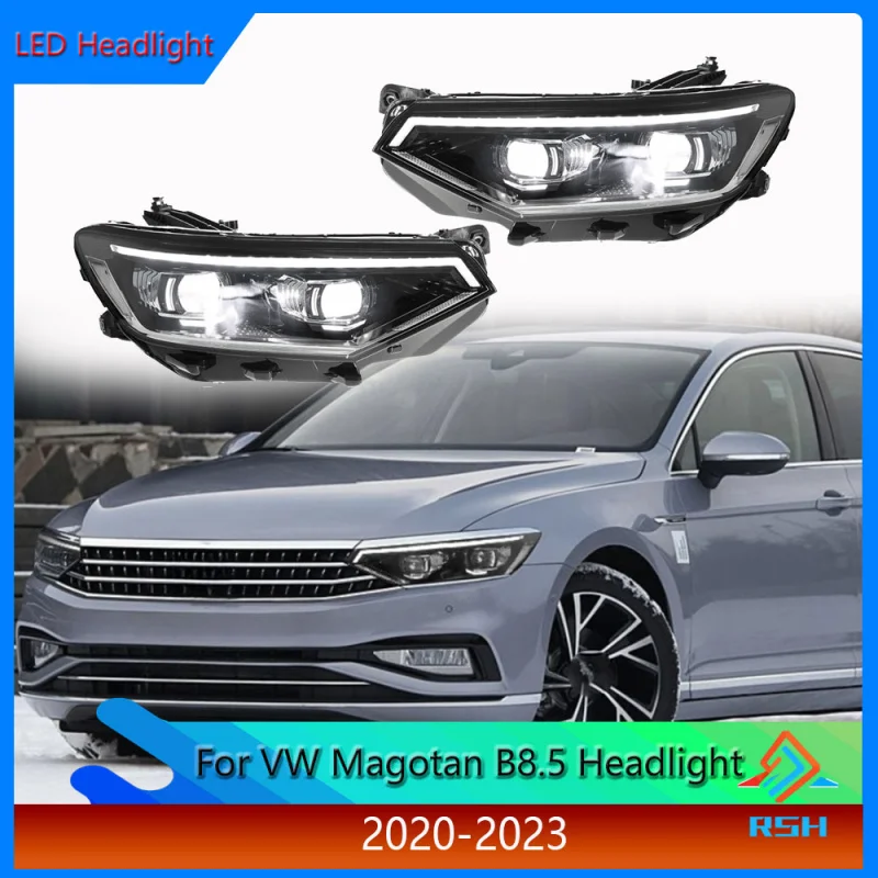 Car Headlight For Volkswagen Magotan B8.5 2020-2023 Models High-End LED Daytime Running Lights And Dynamic Turn Signal Lights