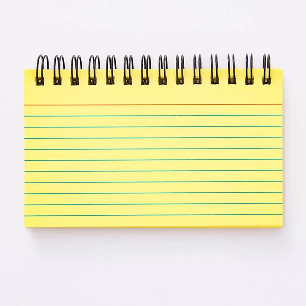 Schedule Notebook Smooth Paper Notebook Colorful Coil Design Notebook Spiral Index Cards for Study Office School Smooth Writing