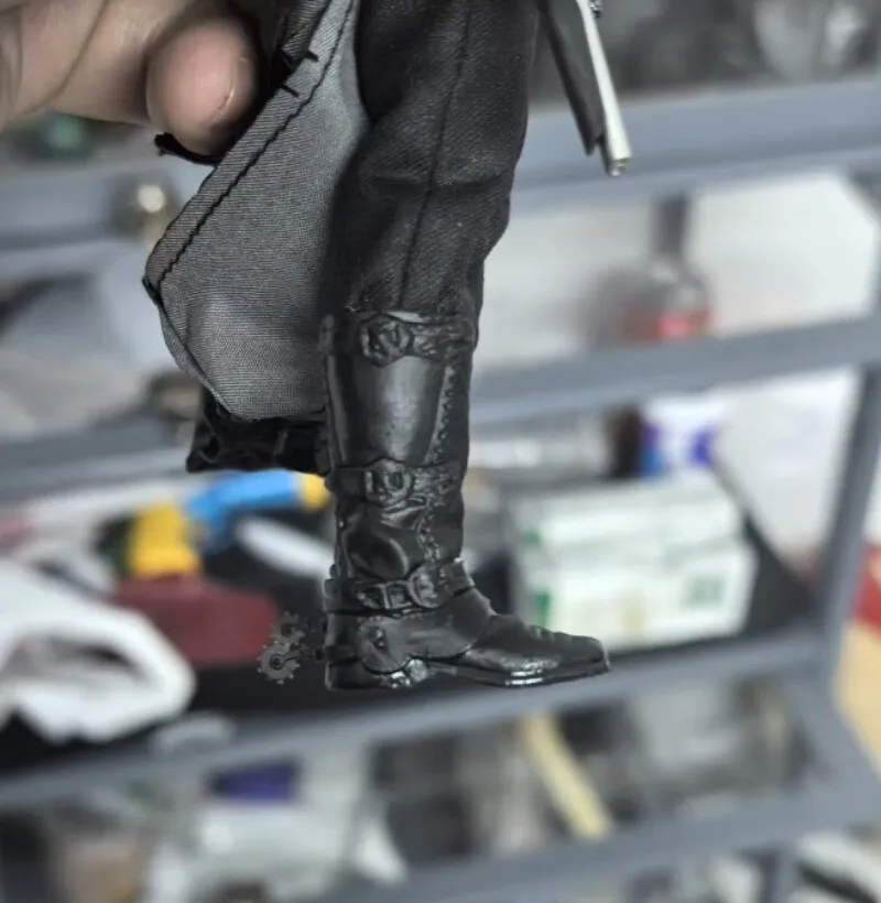 1/12 Scale Medieval Spurs Boots Model for 6'' Nota