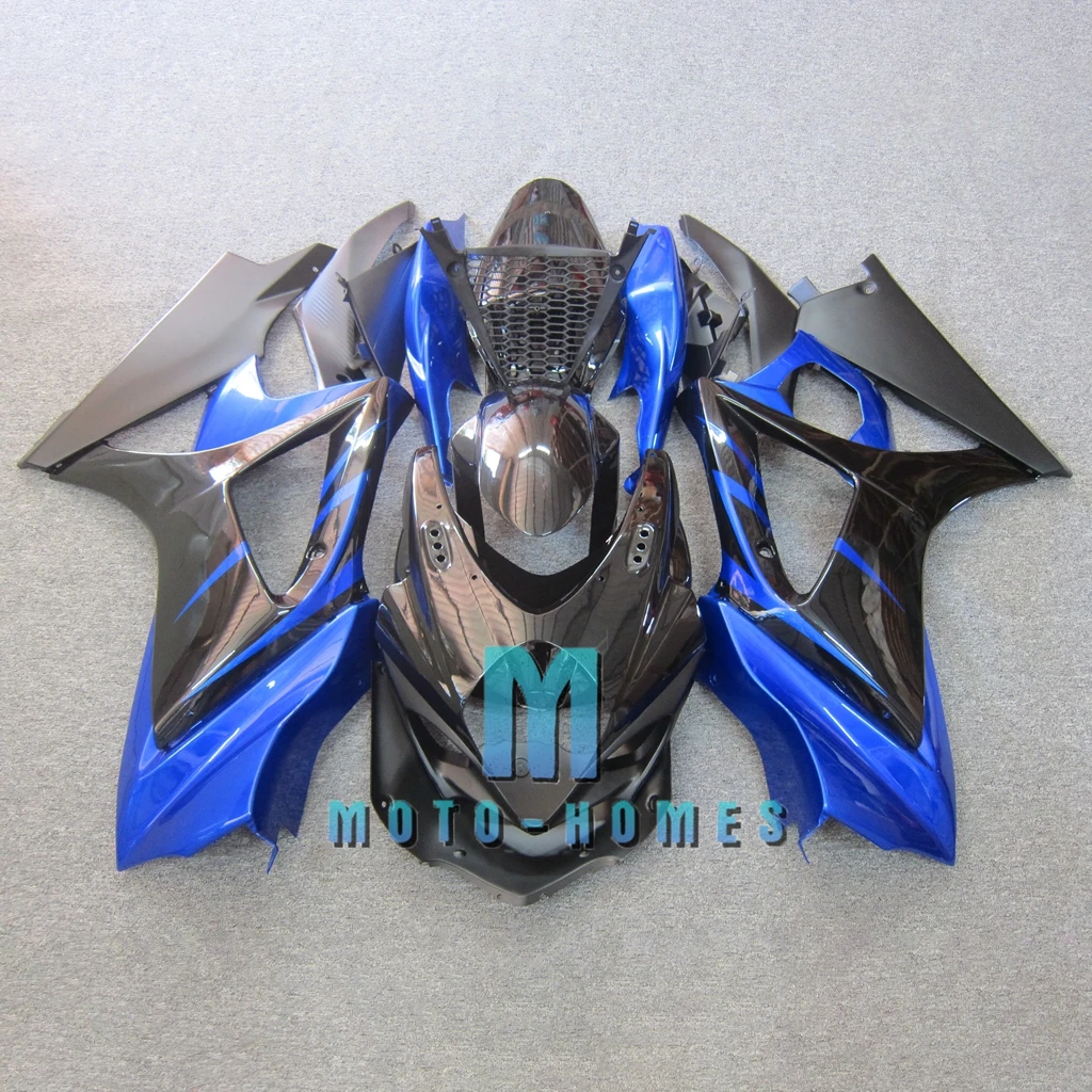 

Customize Motorcycle Fairings Kit for GSXR1000 2007 2008 07 08 K7 GSXR 1000 Injection 100% Fit Fairing Set Black Blue