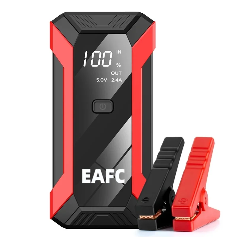 EAFC 3000A Auto-Starthilfe, leistungsstarke Powerbank, Autobatterie-Booster, 12V Auto-Startgerät für Benzin 6.0L, Diesel 4.0L