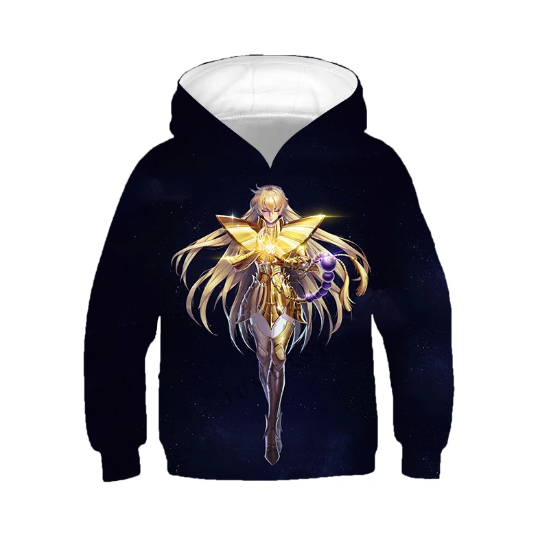 سترات بغطاء رأس للرجال والنساء بطباعة ثلاثية الأبعاد من Saint Seiya ، هودي كبير الحجم ، بلوفرات بغطاء رأس ، معاطف رياضية ، ملابس أطفال ، بلوفرات ، موضة #4