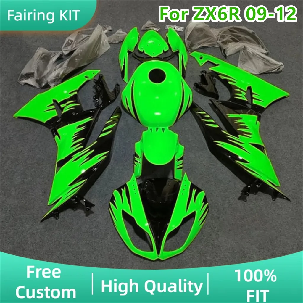 Fairings Set for Kawasaki ZX 6R 2009-2011 2012 ZX6R ZX-6R 09 10 11 12 High Grade ABS Street Sport Body Repair Aftermarket Parts