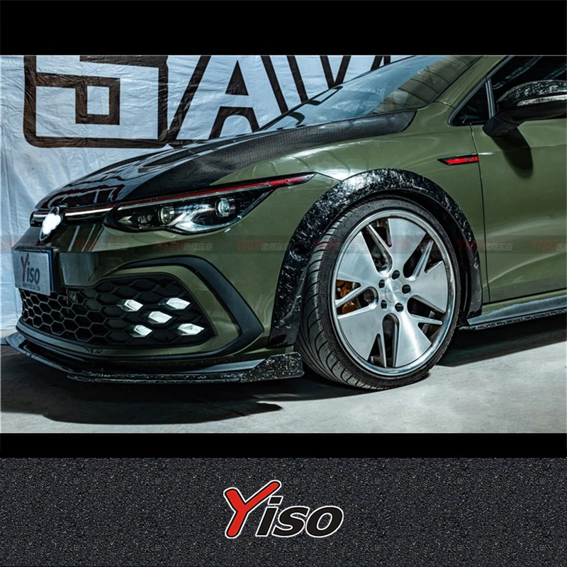 FOR Volkswagen GOLF 8 GTI VW golf 8 gti Modified  Carbon fiber YISO Surrounded by wide-body Aerodynamic kit