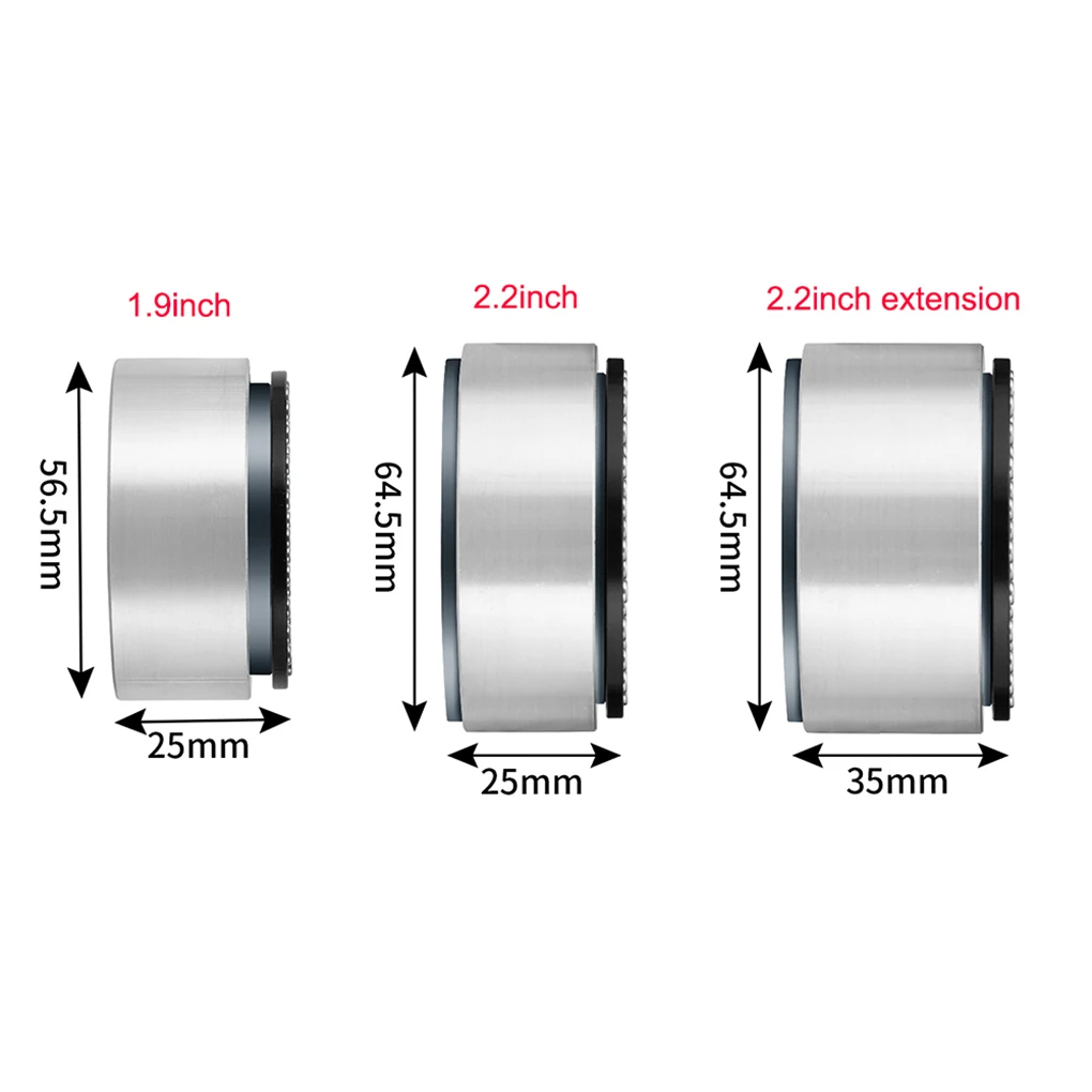 

1,9-2,2-дюймовая металлическая ступица колеса с замком, 4 шт., 64,5 мм x 35 мм, обод колес для 1/10 RC гусеничного автомобиля, осевой Wraith SCX10 90046 D90 CC01 TRX4