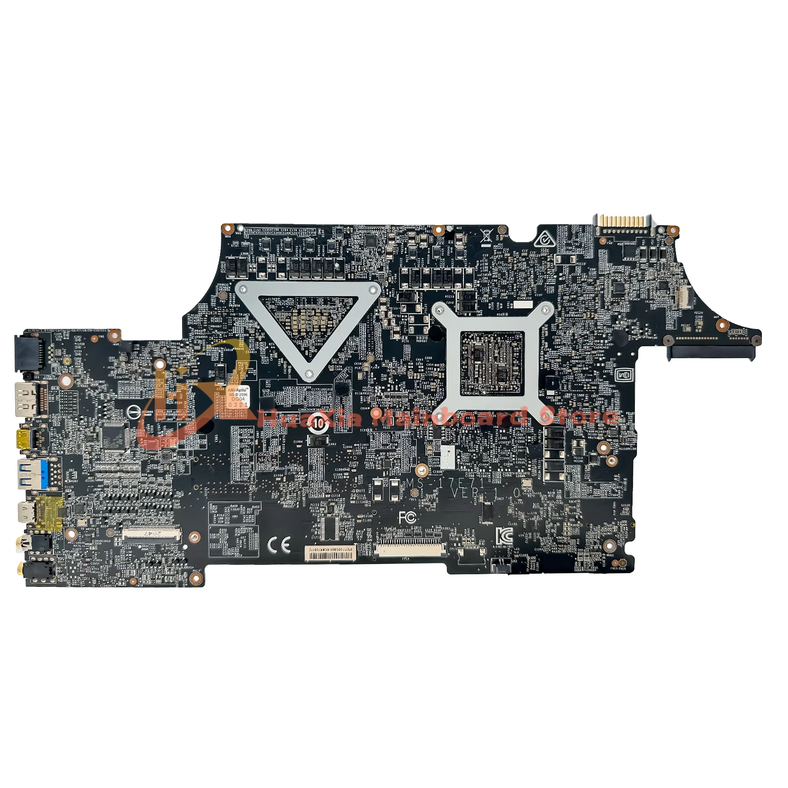 KEFU Mainboard For MSI MS-17E71 MS-17E7 Laptop Motherboard i5 i7 9th Gen GTX1660Ti/V6G