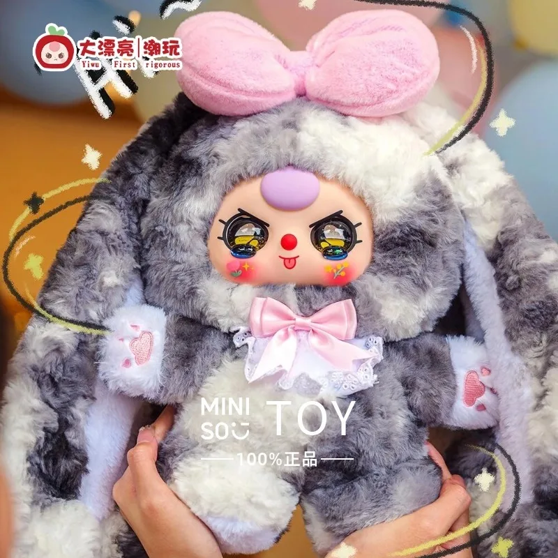 New Baby Three V4 400% Overall Doll Mystery Vinyl Plush Blind Box Fashion Cute Kawaii Decor Girl Toy Surprise Birthday Gift