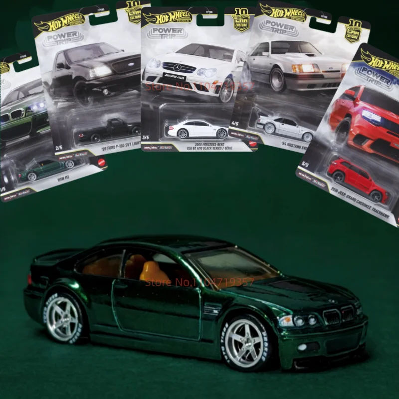 

Hot Wheels Premium 2026 Car Culture Power Trip '99 Ford F-150 Svt Lightning 1:64, литая модель автомобиля из металлического сплава, игрушка, подарок