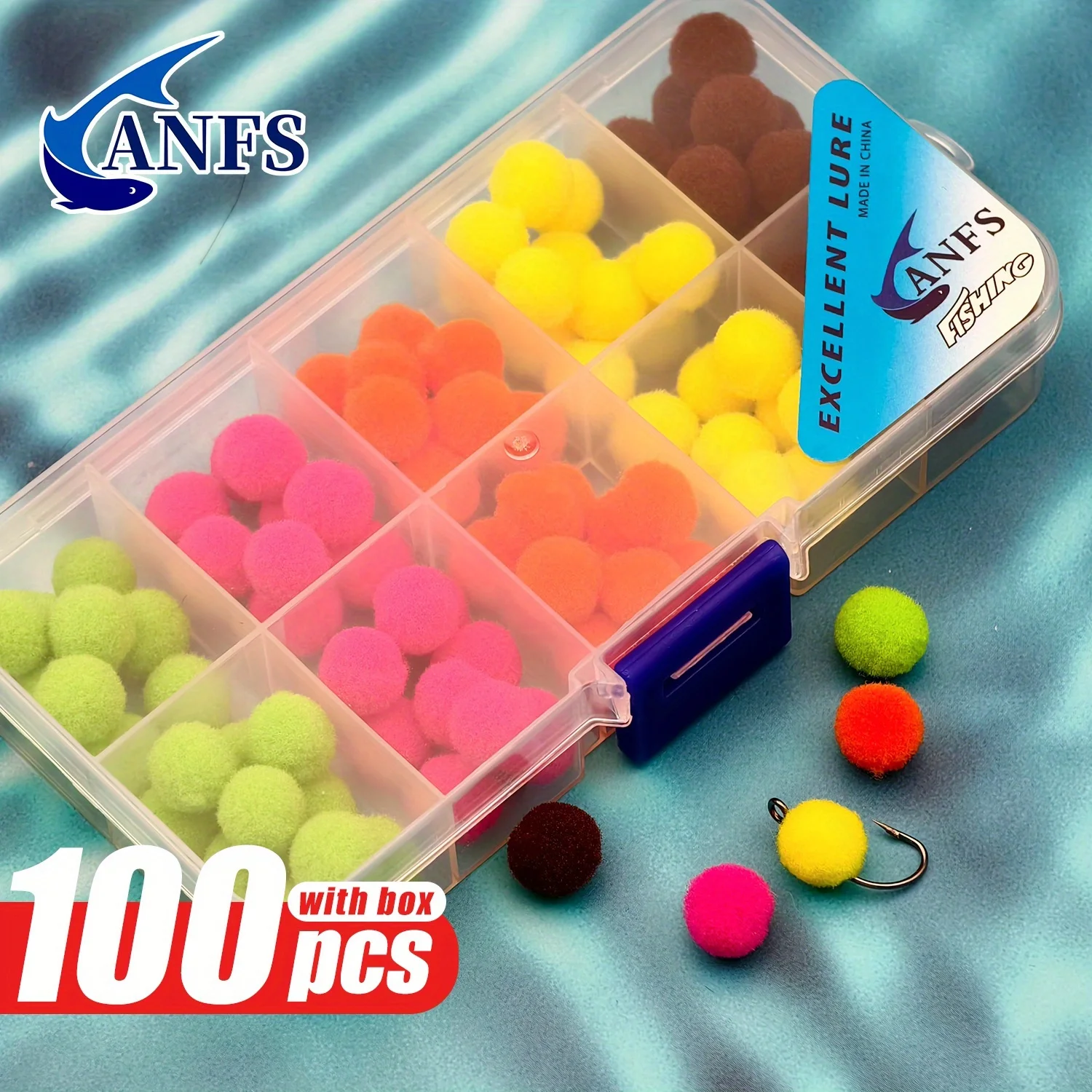 Anfs 100Pcs Assorte…