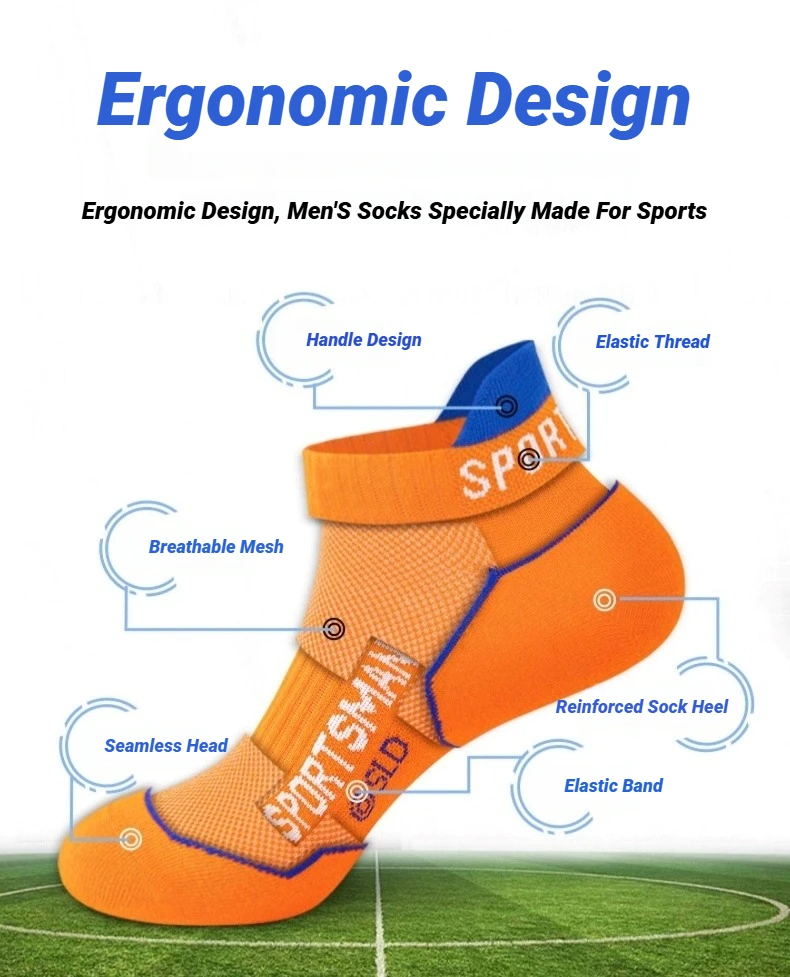 10 Paar Hochwertige Herrensocken für den Sommer, Kurze Atmungsaktive Knöchelsocken aus Baumwolle, Schwarze Dünne Sportsocken, Schweißabsorbierend und Geruchshemmend – Detail 2