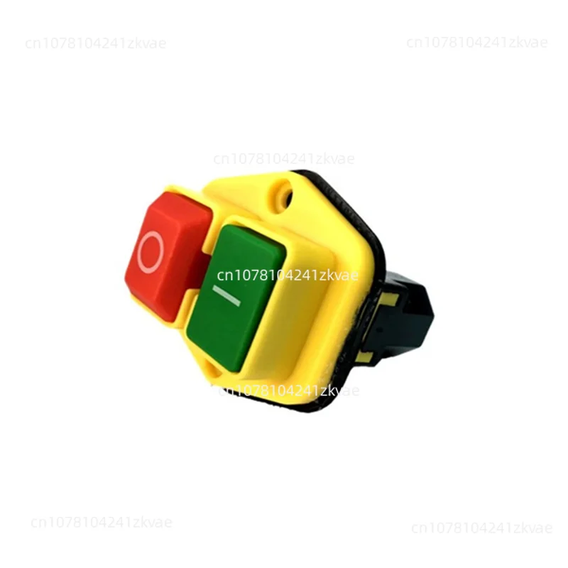 KJD17B waterproof button switch 220V-240V 16A 4-pin/5-pin power tool undervoltage protection