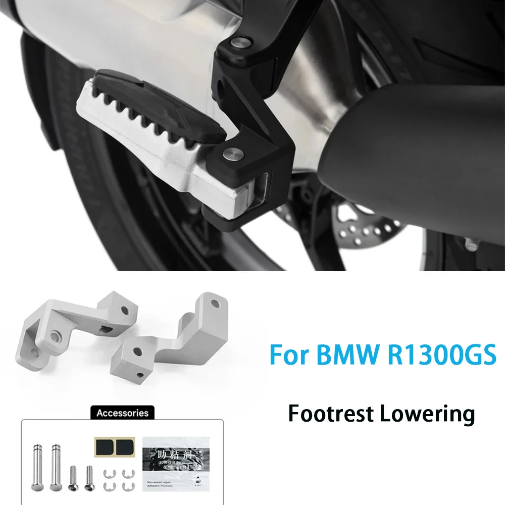 

2024 R1300 GS Tuning Accessories For BMW R1300GS Passenger Footrest Lowering Kit GS1300 Repositioning Rider Footrests R 1300GS