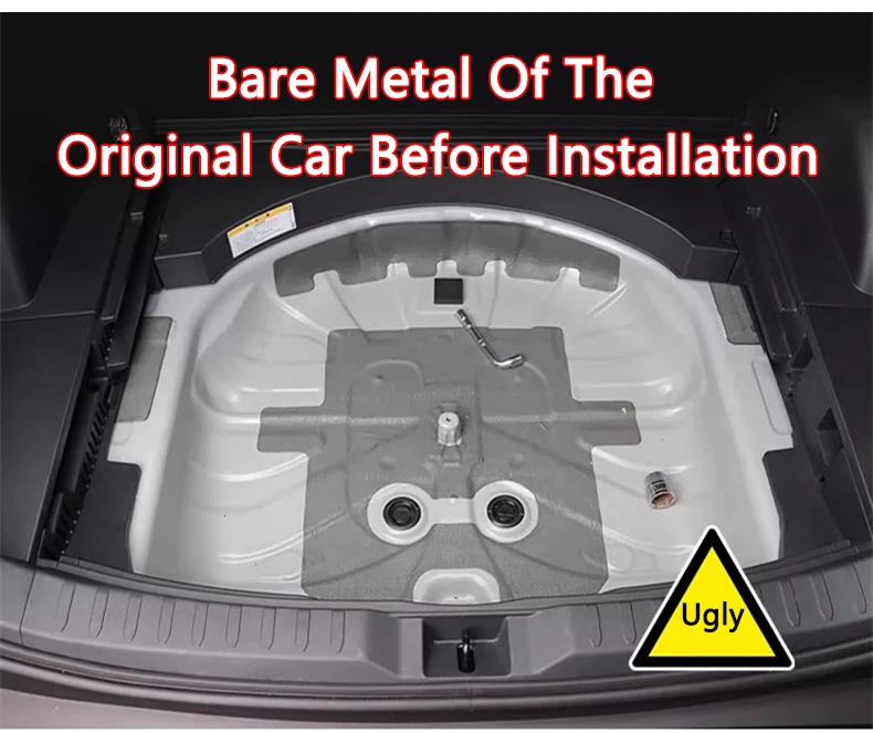 Auto Stamm Schallschutz Pad Stamm Reserverad Schalldichte Baumwolle Borte Für Toyota RAV4 20-25 Camry Avalon 19-25 Corolla Harrier – Detail 4