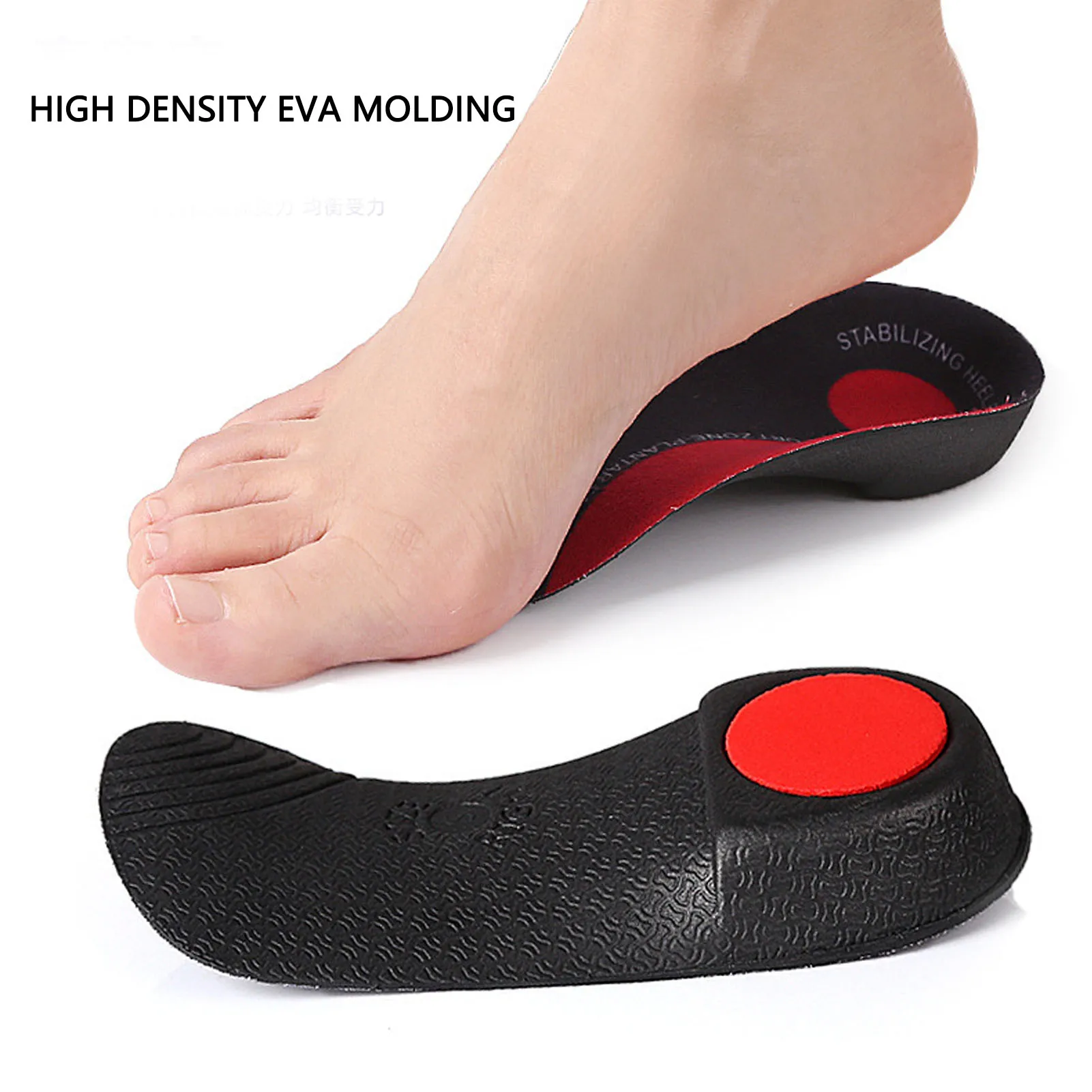 

Orthotic Arch Support Insoles Soft 1 Pair Relieve Pressure Non Slip Arch Support Insoles for Plantar Fasciitis for Flat Feet