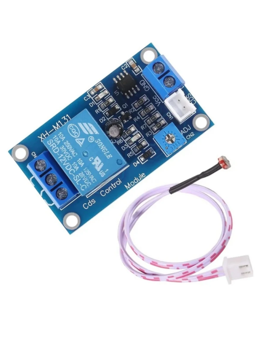 XH-M131 DC 12V 10A Light Control Switch Photoresistor Relay Module Detection Sensor brightness Automatic Control Module