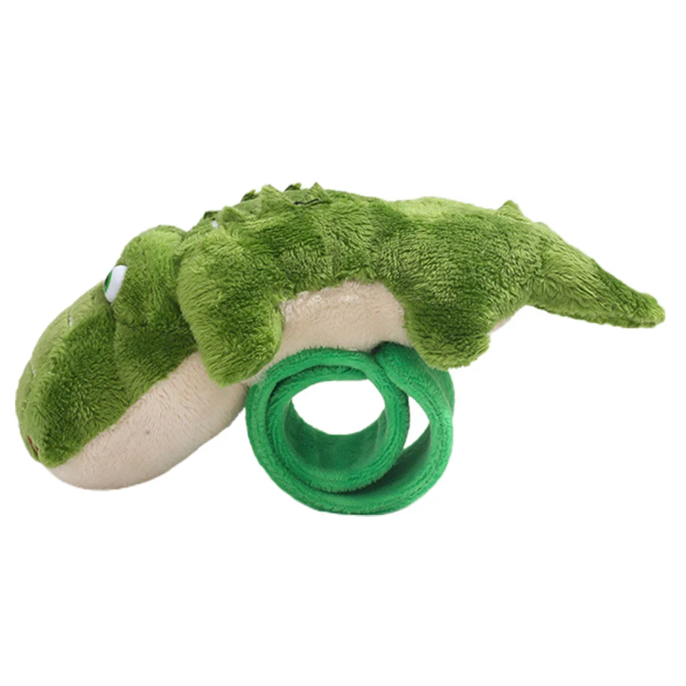 Plush Snap Ring for Hands Stuffed Animal Hugger Slap Bracelet Cartoon Wrist Animals