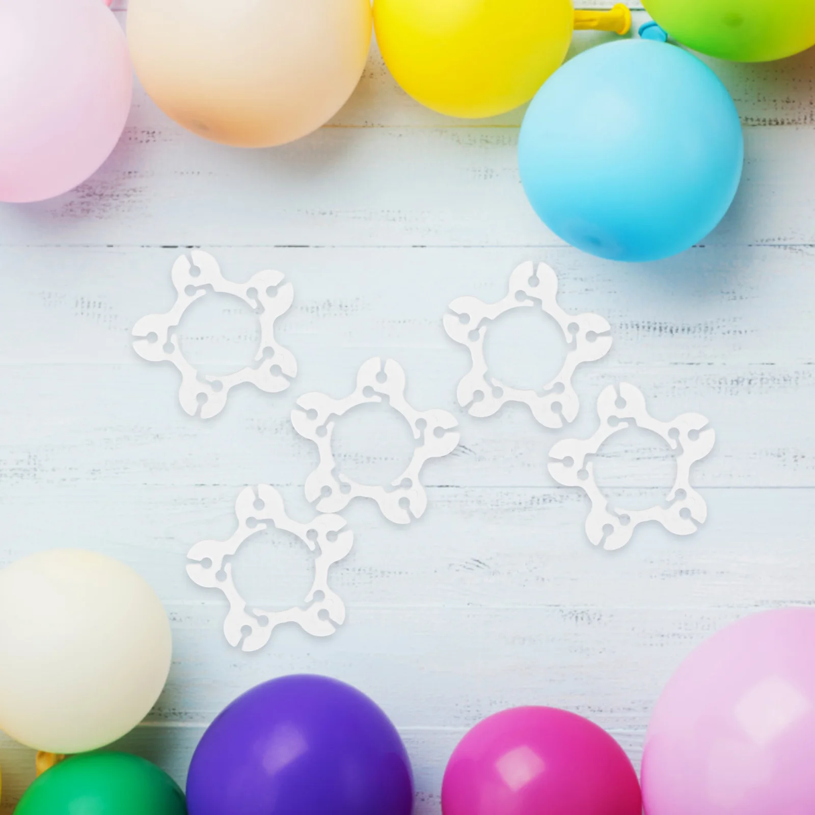 

100Pcs Balloon Clips Holder Easy Tie Tool for Latex Balloons Balloon Arch Connectors Wedding Birthday Party Decoration