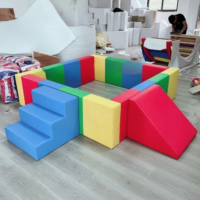 

Commercial Wholesale Indoor Playground Toddler Gym Children's Carousel Soft Play Area With School Occasion Equipment Set