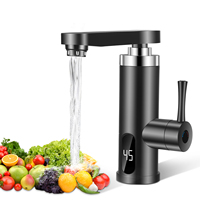 Electric Kitchen Water Heater Tap Stainless Steel Water Faucet Heater Cold Heating Faucet 3000W 220V  Instantaneous Water Heater