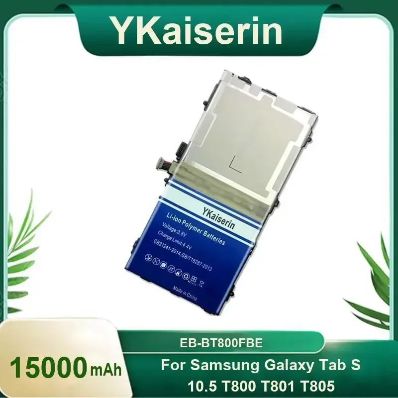 

YKaiserin EB-BT800FBE EB-BT800FBU/FBC Аккумулятор для Samsung Galaxy Tab S 10,5 SM-T805C/T800/T801/T805/T807 Аккумуляторы Гарантия НО