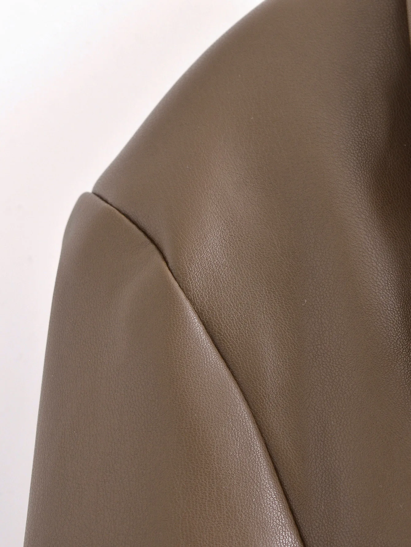 2025 autunno nuovo abbigliamento femminile europeo e americano moda di strada stile casual impiombato ​ ​ blazer in similpelle