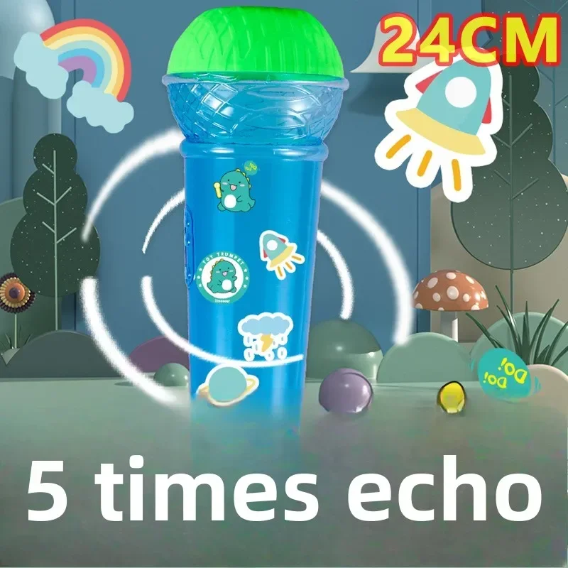 24 cm spezielles großes Echo-Mikrofon, physisches Gesangsspielzeug für Kinder, Musik, Aufklärung, Produktionspraxis