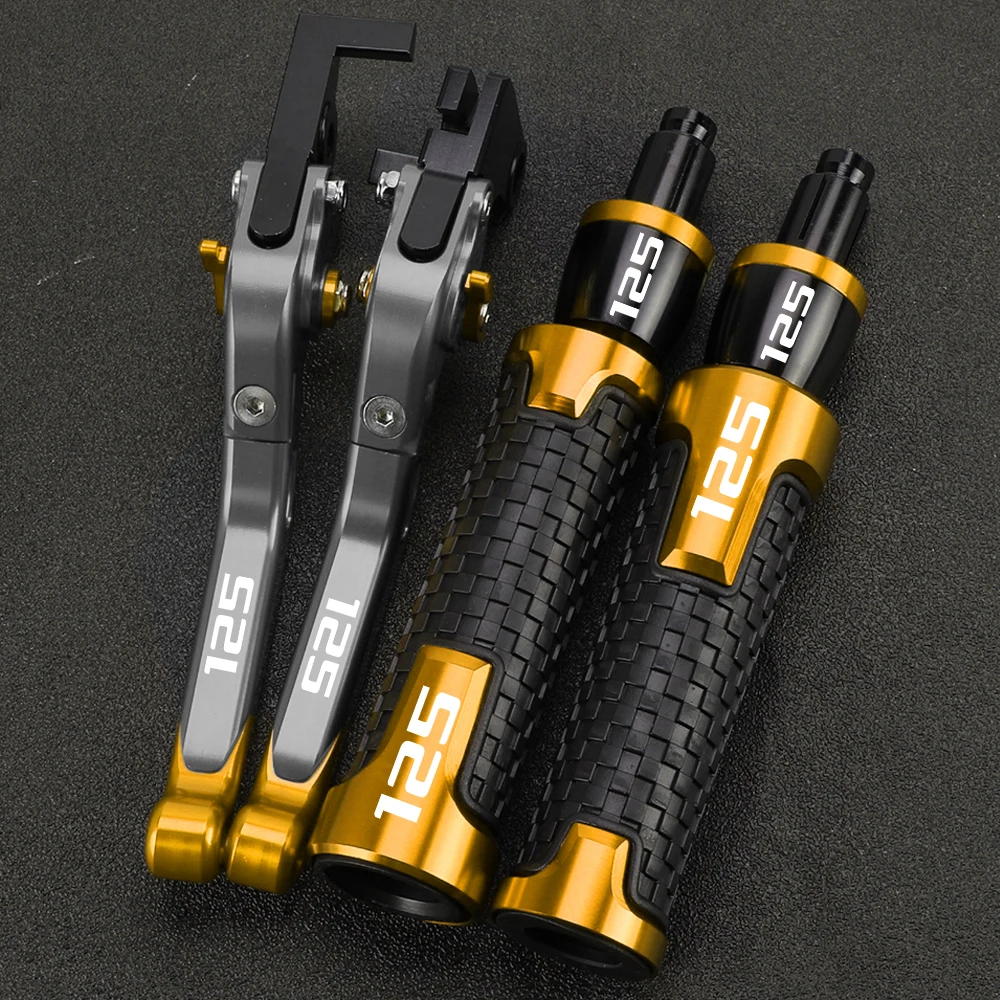 R QIANKONG Für DUKE 125 DUKE 125 2011-2024 2023 2022 2021 2020 2019 2018 2017 Motorrad Bremse Kupplung Hebel Lenker griff Griffe Enden 5