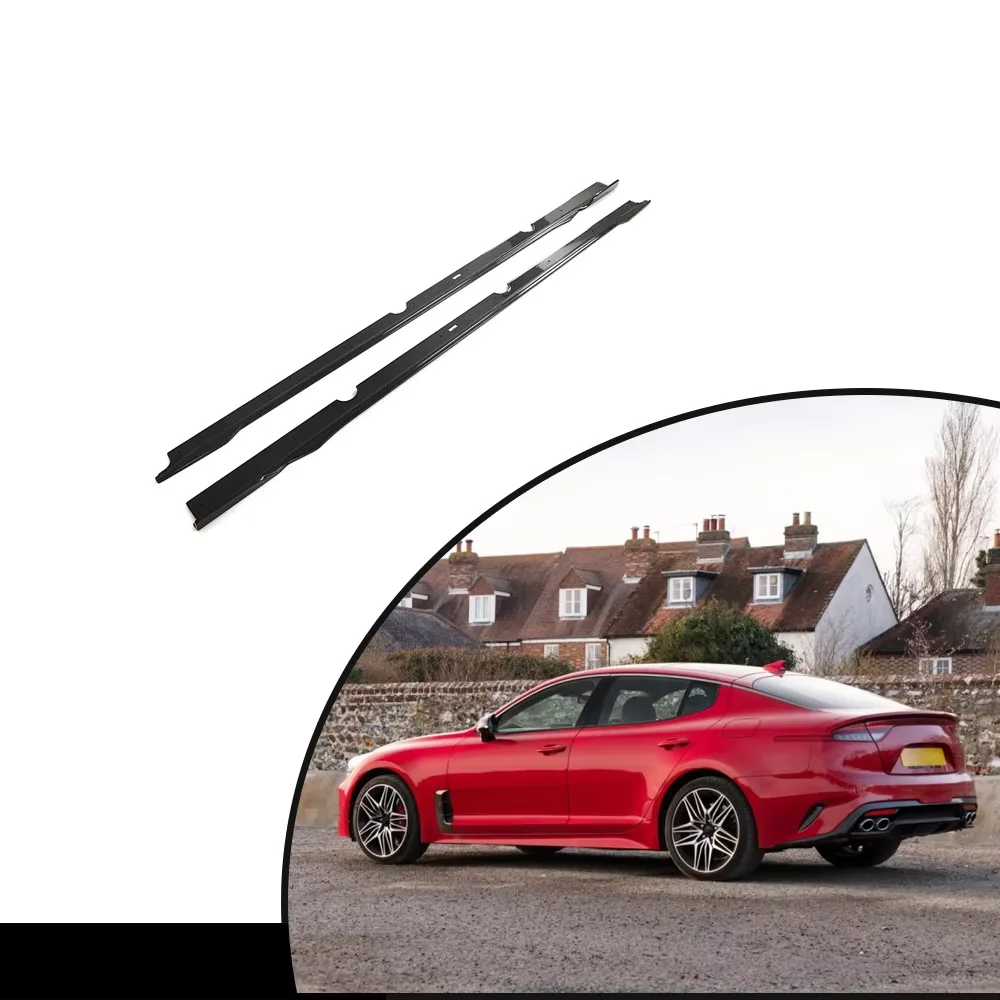 

Carbon Fiber Side Skirt Extension Lip For KIA Stinger 2018-2022
