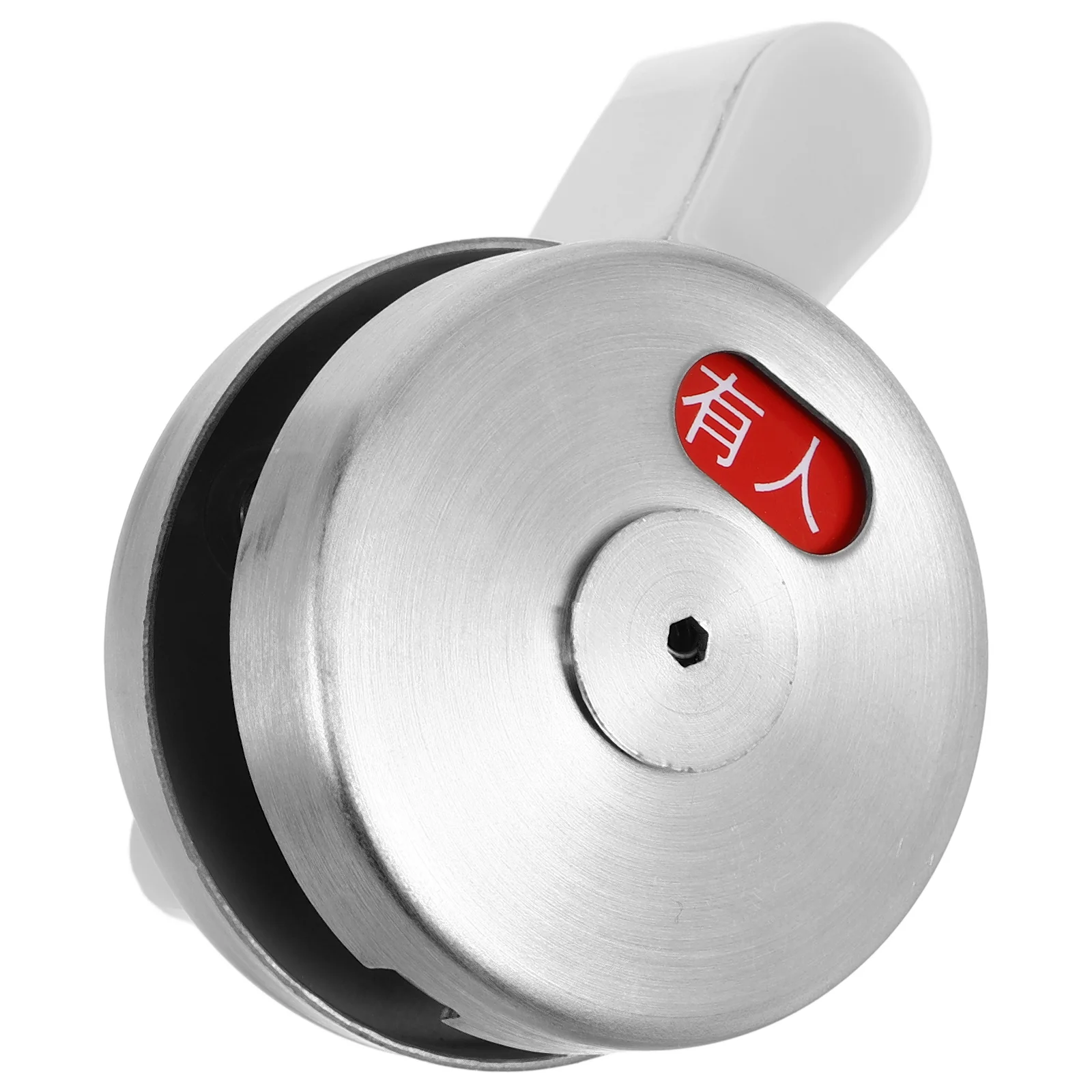 Toilet Indicator Lock Occupied Bathroom Door Handle with Restroom Stainless Steel Partitions Privacy Lever Knob