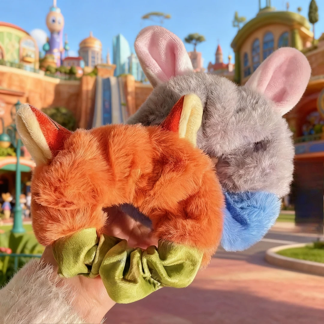 

Hairy hair loop Nick Headband Cute Judy Plush Headband Playful Nick Hair Accessory Holiday Gift Fox and Rabbit Hair Accessories