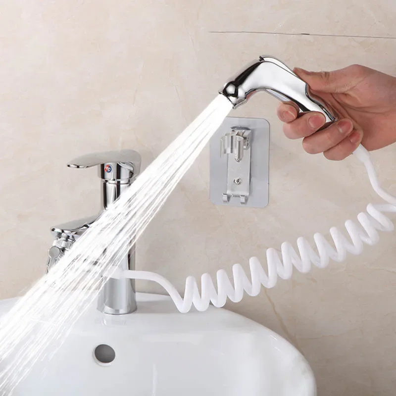 Handheld Bidet Toilet Sprayer Household Bathroom Shower Pressurizing Handheld Sprinkler Bathroom Self-Cleaning Bidet Attachment