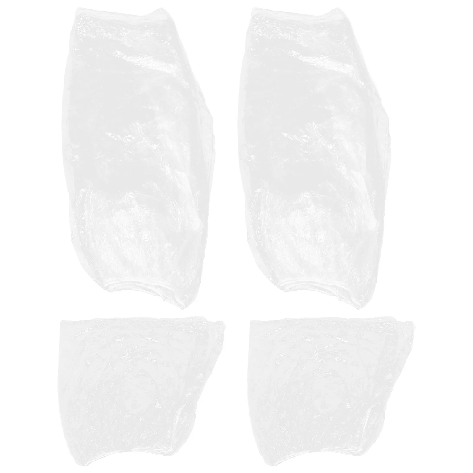 Housse de protection transparente jetable pour moto, 4 pièces, pour voiture, Scooter, vélo