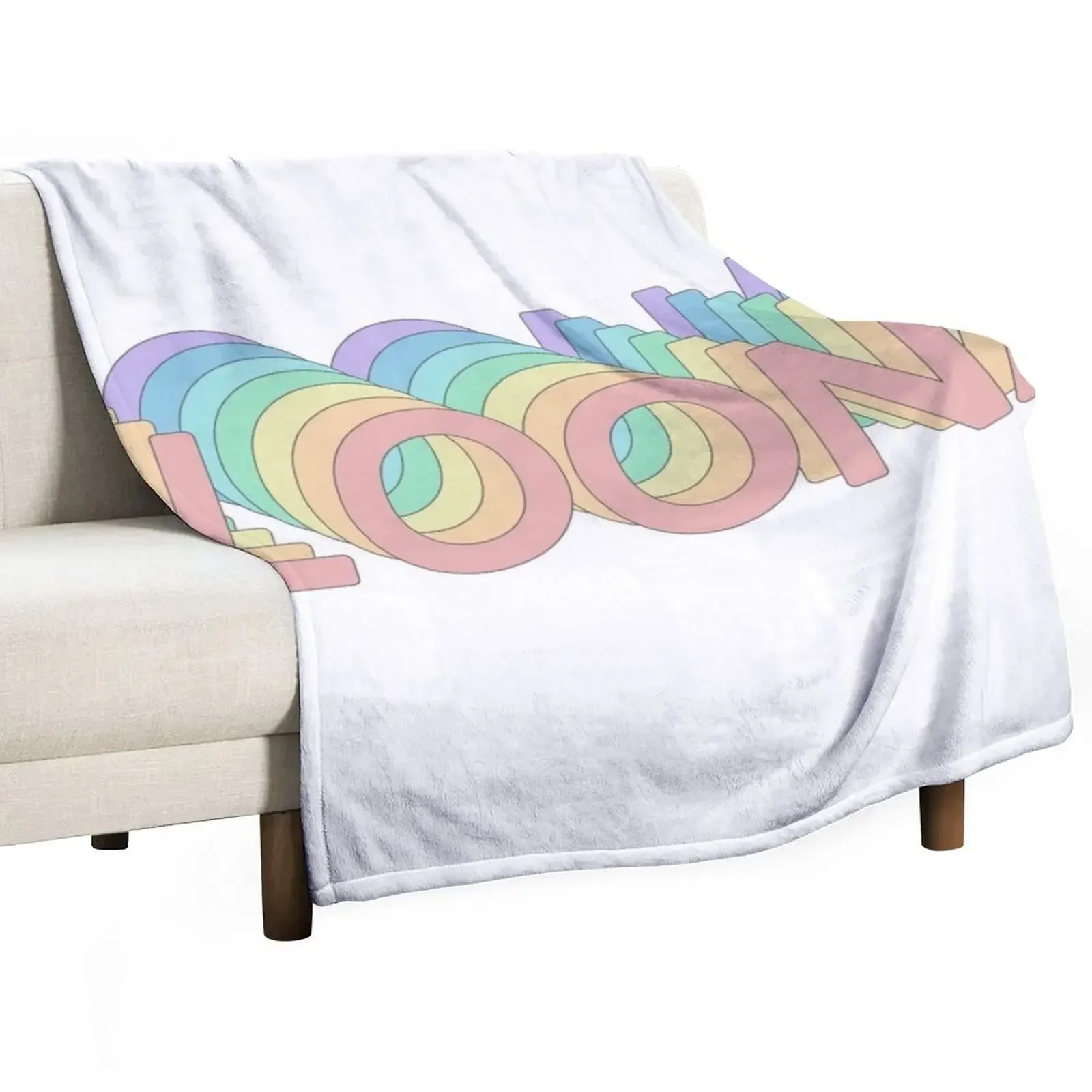 New LOONA Typography Throw Blanket Loose for winter Blankets