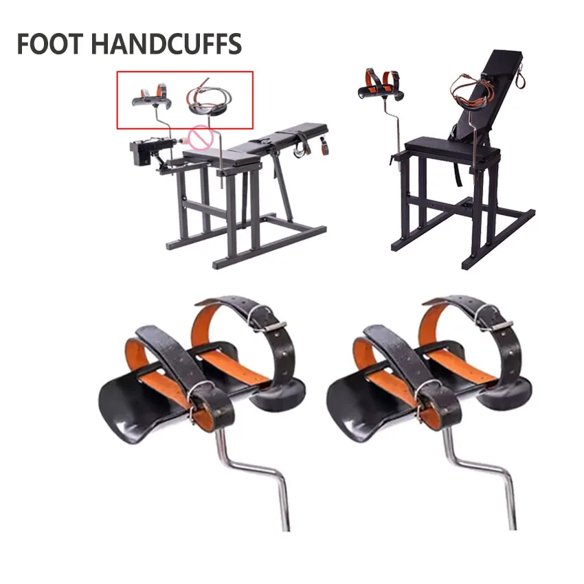 BDSM Bondage Restraint Quadro Sex Toys para Casais, Anklecuffs eróticos, Bondage Móveis, Leg Stirrups, Jogos para Adultos, 18 +