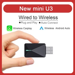 Mini U3 Smart Box für Mazda Wireless Carplay Wireless Android Auto Plug and Play OTA Online Upgrade Automatiction Auto Connect