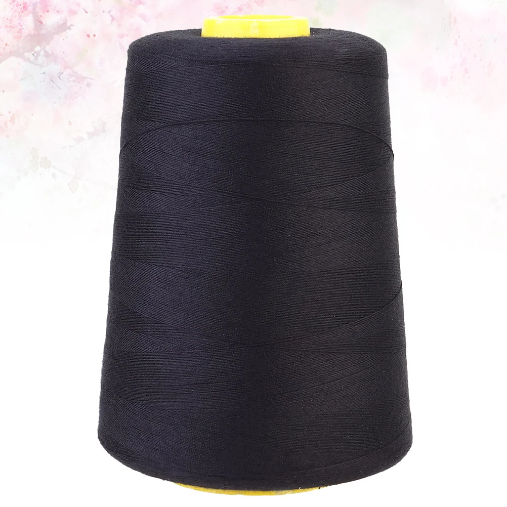 

2000 Yards Polyester Sewing Thread High Tensile Strength Low Lint DIY Craft Clothes Pants Threads Black Sewing Thread