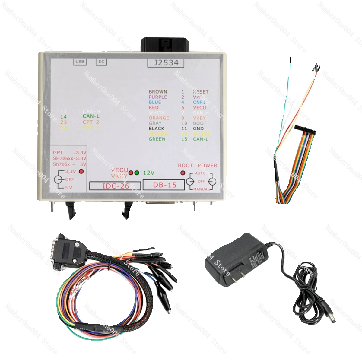 Applicable to Powerbox for Pcmflash KTM JTAG for Hitachi J2534 Protocol Transfer Box